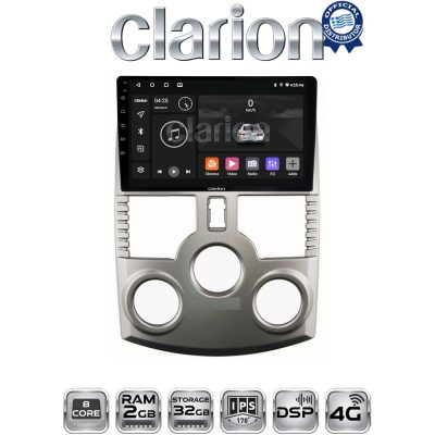 CLARION GL71520 Οθόνη OEM Multimedia Αυτοκινήτου για DAIHATSU TERIOS 2007> 2018 (CarPlay/AndroidAuto/BT/GPS/WIFI/GPRS)