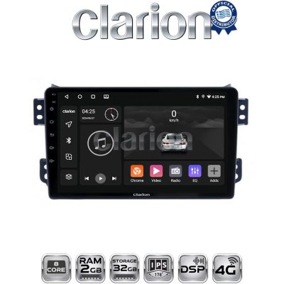 CLARION GL71540 Οθόνη OEM Multimedia Αυτοκινήτου για OPEL AGILA - SUZUKI ALTO 2008> (CarPlay/AndroidAuto/BT/GPS/WIFI/GPRS)