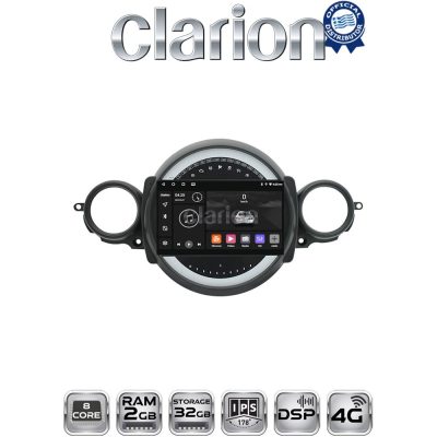CLARION GL71834 Οθόνη OEM Multimedia Αυτοκινήτου για Mini Cooper '07>'14 Clubman 2007 > 2014 (CarPlay/AndroidAuto/BT/GPS/WIFI/GPRS)