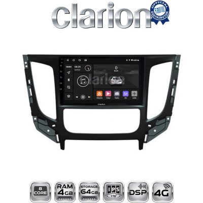 CLARION GL72230 Οθόνη OEM Multimedia Αυτοκινήτου για Mitsubishi L200 2014 >Μόνο για αυτοκίνητα με Κλιματισμό (CarPlay/AndroidAuto/BT/GPS/WIFI/GPRS)