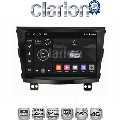 CLARION GL72433 Οθόνη OEM Multimedia Αυτοκινήτου για SsangYong Tivoli - XVL 2015 > 2019  (CarPlay/AndroidAuto/BT/GPS/WIFI/GPRS)