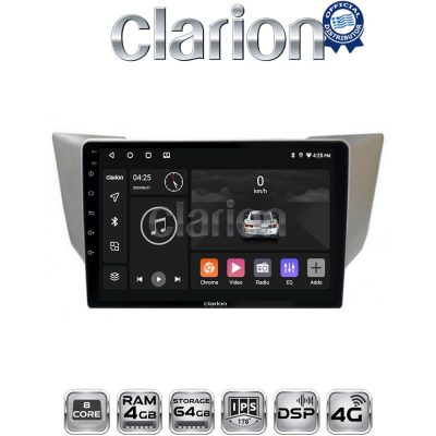 CLARION GL72620 Οθόνη OEM Multimedia Αυτοκινήτου για LEXUS RS 2003>2009 (CarPlay/AndroidAuto/BT/GPS/WIFI/GPRS)
