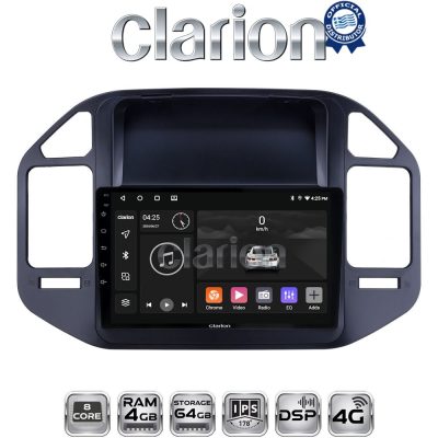 CLARION GL72990 Οθόνη OEM Multimedia Αυτοκινήτου για Mitsubishi Pajero 1999 > 2006 (CarPlay/AndroidAuto/BT/GPS/WIFI/GPRS)