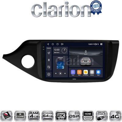 CLARION GL74216 Οθόνη OEM Multimedia Αυτοκινήτου για KIA CEED 2013 > 2016  (CarPlay/AndroidAuto/BT/GPS/WIFI/GPRS)