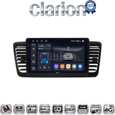 CLARION GL74525 Οθόνη OEM Multimedia Αυτοκινήτου για SUBARU LEGACY 2002> (CarPlay/AndroidAuto/BT/GPS/WIFI/GPRS)