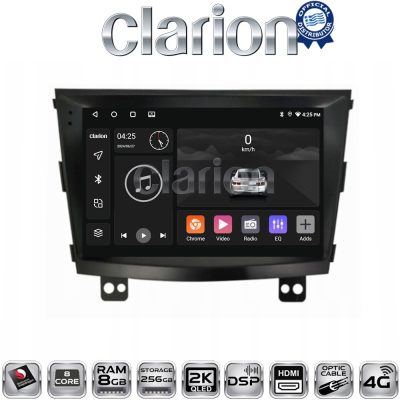CLARION GL75433 Οθόνη OEM Multimedia Αυτοκινήτου για SsangYong Tivoli - XVL 2015 > 2019  (CarPlay/AndroidAuto/BT/GPS/WIFI/GPRS)