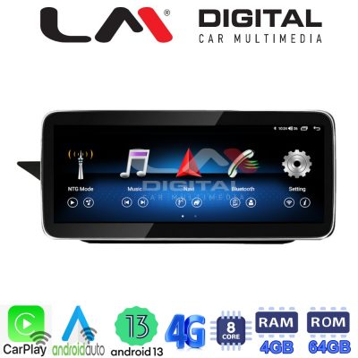 LM Digital - LM GH4 502 SQ Οθόνη OEM Multimedia Αυτοκινήτου για MERCEDES E (W212) 2009 > 2012 (CarPlay/AndroidAuto/BT/GPS/WIFI/GPRS)