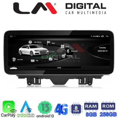 LM Digital - LM GH8 292 LOW Οθόνη OEM Multimedia Αυτοκινήτου για AUDI Q3 2011 > 2018 Χωρίς εργοστασιακή οθόνη (CarPlay/AndroidAuto/BT/GPS/WIFI/GPRS)