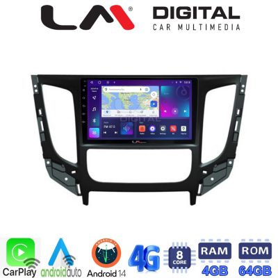 LM Digital - LM ZC8230 GPS Οθόνη OEM Multimedia Αυτοκινήτου για Mitsubishi L200 2014 >Μόνο για αυτοκίνητα με Κλιματισμό (CarPlay/AndroidAuto/BT/GPS/WIFI/GPRS)