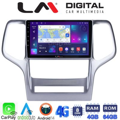 LM Digital - LM ZC8234 GPS Οθόνη OEM Multimedia Αυτοκινήτου για Jeep Gran Cherokee 2011 > 2013 (CarPlay/AndroidAuto/BT/GPS/WIFI/GPRS)