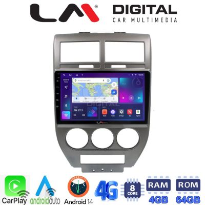 LM Digital - LM ZC8251 GPS Οθόνη OEM Multimedia Αυτοκινήτου για JEEP COMPASS 2007>2011 (CarPlay/AndroidAuto/BT/GPS/WIFI/GPRS)