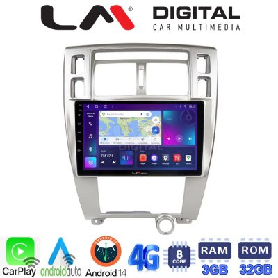 LM Digital - LM ZE8006 GPS Οθόνη OEM Multimedia Αυτοκινήτου για Hyundai Tucson 2004 > 2010 (CarPlay/AndroidAuto/BT/GPS/WIFI/GPRS)