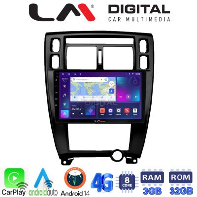 LM Digital - LM ZE8006B GPS Οθόνη OEM Multimedia Αυτοκινήτου για TUCSON 2004 > 2010 (CarPlay/AndroidAuto/BT/GPS/WIFI/GPRS)