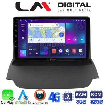 LM Digital - LM ZE8039 GPS Οθόνη OEM Multimedia Αυτοκινήτου για FORD ECOSPORT 2012>2017  (CarPlay/AndroidAuto/BT/GPS/WIFI/GPRS)