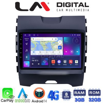 LM Digital - LM ZE8248 GPS Οθόνη OEM Multimedia Αυτοκινήτου για Ford Edge 2016 > (CarPlay/AndroidAuto/BT/GPS/WIFI/GPRS)