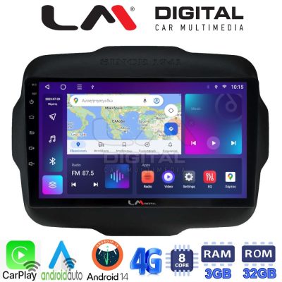 LM Digital - LM ZE8273 GPS Οθόνη OEM Multimedia Αυτοκινήτου για Jeep Gran Cherokee 2014 > (CarPlay/AndroidAuto/BT/GPS/WIFI/GPRS)