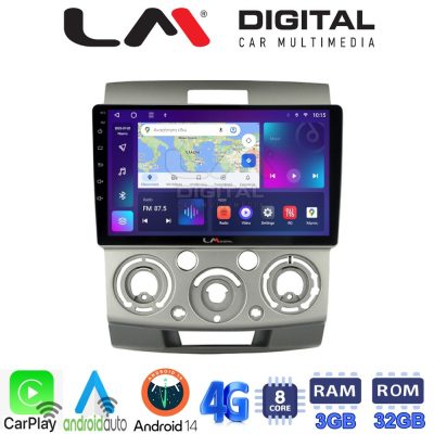 LM Digital - LM ZE8360 GPS Οθόνη OEM Multimedia Αυτοκινήτου για MAZDA BT 50  & FORD RANGER 2006>2011 (CarPlay/AndroidAuto/BT/GPS/WIFI/GPRS)