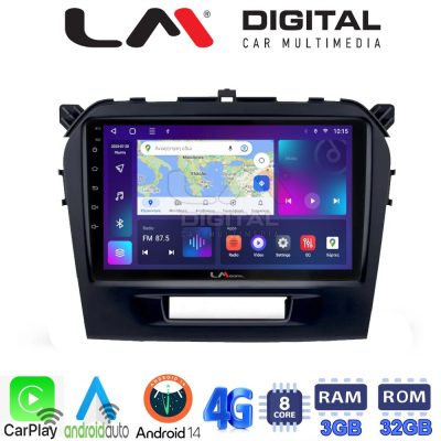 LM Digital - LM ZE8571 GPS Οθόνη OEM Multimedia Αυτοκινήτου για SUZUKI VITARA & BREZZA 2016> (CarPlay/AndroidAuto/BT/GPS/WIFI/GPRS)
