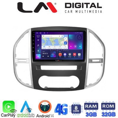 LM Digital - LM ZE8669 GPS Οθόνη OEM Multimedia Αυτοκινήτου για Mercedes Vito 2015 > (CarPlay/AndroidAuto/BT/GPS/WIFI/GPRS)