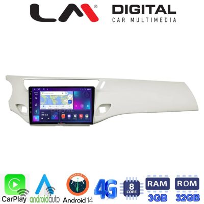 LM Digital - LM ZE8940W GPS Οθόνη OEM Multimedia Αυτοκινήτου για Citroen C3 /DS3 2009 > 2016 (CarPlay/AndroidAuto/BT/GPS/WIFI/GPRS)
