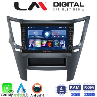 LM Digital - LM ZG4061 GPS Οθόνη OEM Multimedia Αυτοκινήτου για Subaru Legacy-Outback 2009>2013 (CarPlay/AndroidAuto/BT/GPS/WIFI/GPRS)
