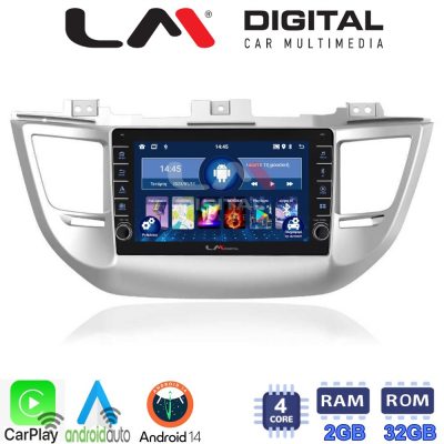 LM Digital - LM ZG4361 GPS Οθόνη OEM Multimedia Αυτοκινήτου για Hyundai Tucson 2015 < 2019 (CarPlay/AndroidAuto/BT/GPS/WIFI/GPRS)