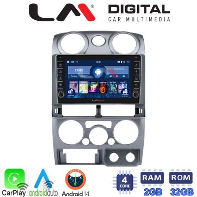 LM Digital - LM ZG4425 GPS Οθόνη OEM Multimedia Αυτοκινήτου για Isuzu D-Max 2008 > 2012 (CarPlay/AndroidAuto/BT/GPS/WIFI/GPRS)