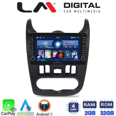 LM Digital - LM ZG4432B GPS Οθόνη OEM Multimedia Αυτοκινήτου για Dacia Duster 2006 > 2012 (CarPlay/AndroidAuto/BT/GPS/WIFI/GPRS)