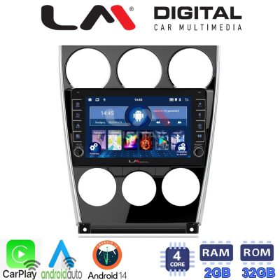 LM Digital - LM ZG4436 GPS Οθόνη OEM Multimedia Αυτοκινήτου για MAZDA 6 facelift 2005>2008  (CarPlay/AndroidAuto/BT/GPS/WIFI/GPRS)