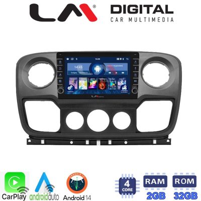 LM Digital - LM ZG4503 GPS Οθόνη OEM Multimedia Αυτοκινήτου για NISSAN NV400 2011 > 2020
OPEL Movano 2011> 2020
RENAULT Master III 2010 > 2019 (CarPlay/AndroidAuto/BT/GPS/WIFI/GPRS)