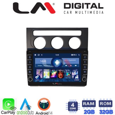 LM Digital - LM ZG4511B GPS Οθόνη OEM Multimedia Αυτοκινήτου για VW Touran 2003 > 2010 (CarPlay/AndroidAuto/BT/GPS/WIFI/GPRS)
