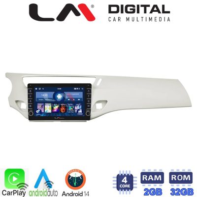 LM Digital - LM ZG4940W GPS Οθόνη OEM Multimedia Αυτοκινήτου για Citroen C3 /DS3 2009 > 2016 (CarPlay/AndroidAuto/BT/GPS/WIFI/GPRS)