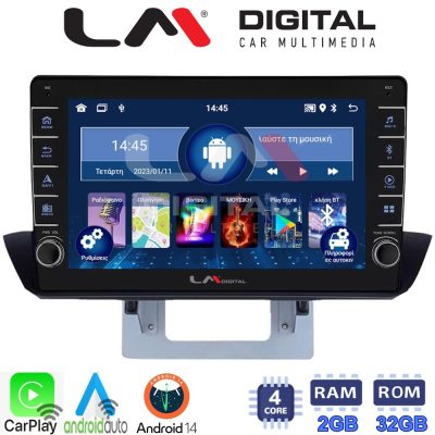 LM Digital - LM ZG4994UP GPS Οθόνη OEM Multimedia Αυτοκινήτου για Mazda BT50 2012 > 2018 (CarPlay/AndroidAuto/BT/GPS/WIFI/GPRS)