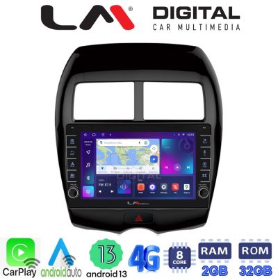 LM Digital - LM ZG8026 GPS Οθόνη OEM Multimedia Αυτοκινήτου για MITSUBISHI ASX 2008> (CarPlay/AndroidAuto/BT/GPS/WIFI/GPRS)