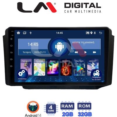 LM Digital - LM ZL4013 GPS Οθόνη OEM Multimedia Αυτοκινήτου για Ssangyong Rexton 2002>2006 (BT/GPS/WIFI)