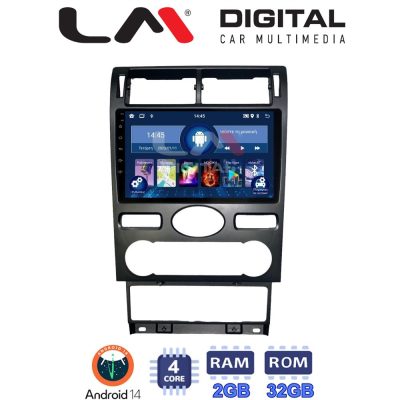 LM Digital - LM ZL4104 GPS Οθόνη OEM Multimedia Αυτοκινήτου για Ford Mondeo 2003 > 2006 (BT/GPS/WIFI)