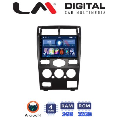 LM Digital - LM ZL4105 GPS Οθόνη OEM Multimedia Αυτοκινήτου για Ford Mondeo 2003 > 2006 (BT/GPS/WIFI/GPRS)