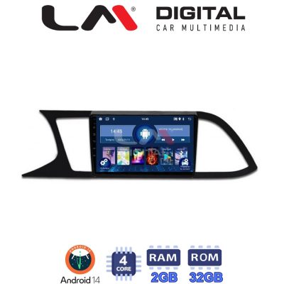 LM Digital - LM ZL4306 GPS Οθόνη OEM Multimedia Αυτοκινήτου για SEAT LEON 2012>  (BT/GPS/WIFI)