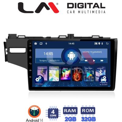 LM Digital - LM ZL4760 GPS Οθόνη OEM Multimedia Αυτοκινήτου για HONDA JAZZ 2013> (BT/GPS/WIFI)