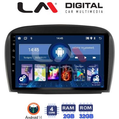 LM Digital - LM ZL4817 GPS Οθόνη OEM Multimedia Αυτοκινήτου για Mercedes SL 2009 > 2014 (BT/GPS/WIFI)