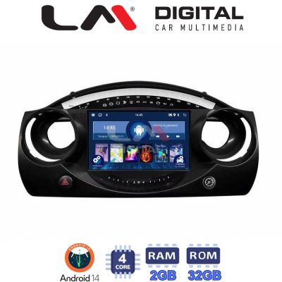 LM Digital - LM ZL4832 GPS Οθόνη OEM Multimedia Αυτοκινήτου για MINI COOPER 2001 > 2007 (BT/GPS/WIFI/GPRS)