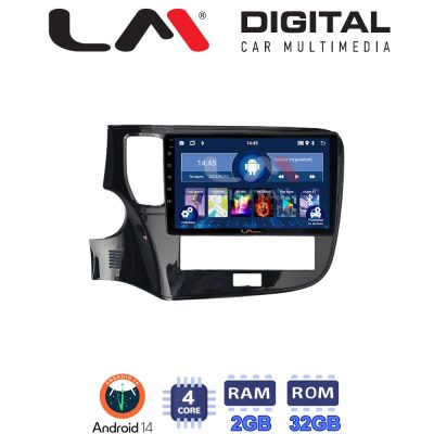 LM Digital - LM ZL4894 GPS Οθόνη OEM Multimedia Αυτοκινήτου για Mitsubishi Outlander 2020 > (BT/GPS/WIFI/GPRS)