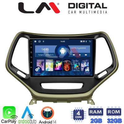 LM Digital - LM ZN4119 GPS Οθόνη OEM Multimedia Αυτοκινήτου για JEEP CHEROKEE 2014>  (CarPlay/AndroidAuto/BT/GPS/WIFI/GPRS)