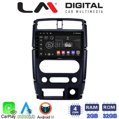 LM Digital - LM ZN4186 GPS Οθόνη OEM Multimedia Αυτοκινήτου για SUZUKI JIMNY 2007 > 2018   (CarPlay/AndroidAuto/BT/GPS/WIFI/GPRS)