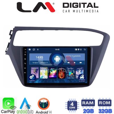 LM Digital - LM ZN4226 GPS Οθόνη OEM Multimedia Αυτοκινήτου για Hyundai i20 2019> (CarPlay/AndroidAuto/BT/GPS/WIFI/GPRS)