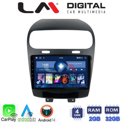 LM Digital - LM ZN4261 GPS Οθόνη OEM Multimedia Αυτοκινήτου για Fiat Freemont 2008> (CarPlay/AndroidAuto/BT/GPS/WIFI/GPRS)