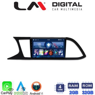 LM Digital - LM ZN4306 GPS Οθόνη OEM Multimedia Αυτοκινήτου για SEAT LEON 2012>  (CarPlay/AndroidAuto/BT/GPS/WIFI/GPRS)