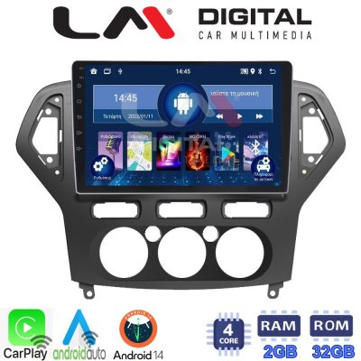 LM Digital - LM ZN4367A GPS Οθόνη OEM Multimedia Αυτοκινήτου για FORD MONDEO 2007 > 2010 (CarPlay/AndroidAuto/BT/GPS/WIFI/GPRS)