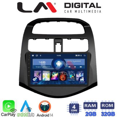 LM Digital - LM ZN4589 GPS Οθόνη OEM Multimedia Αυτοκινήτου για DAEWOO SPARK 2009>2016 (CarPlay/AndroidAuto/BT/GPS/WIFI/GPRS)