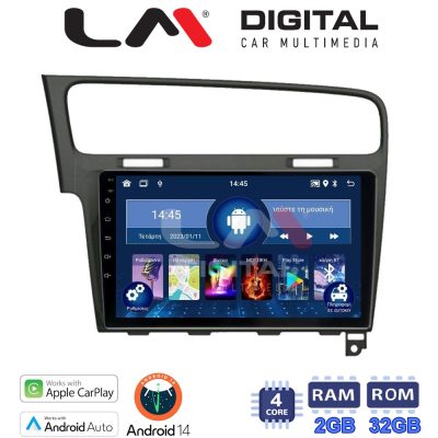LM Digital - LM ZN4591B GPS Οθόνη OEM Multimedia Αυτοκινήτου για 0 (CarPlay/AndroidAuto/BT/GPS/WIFI/GPRS)